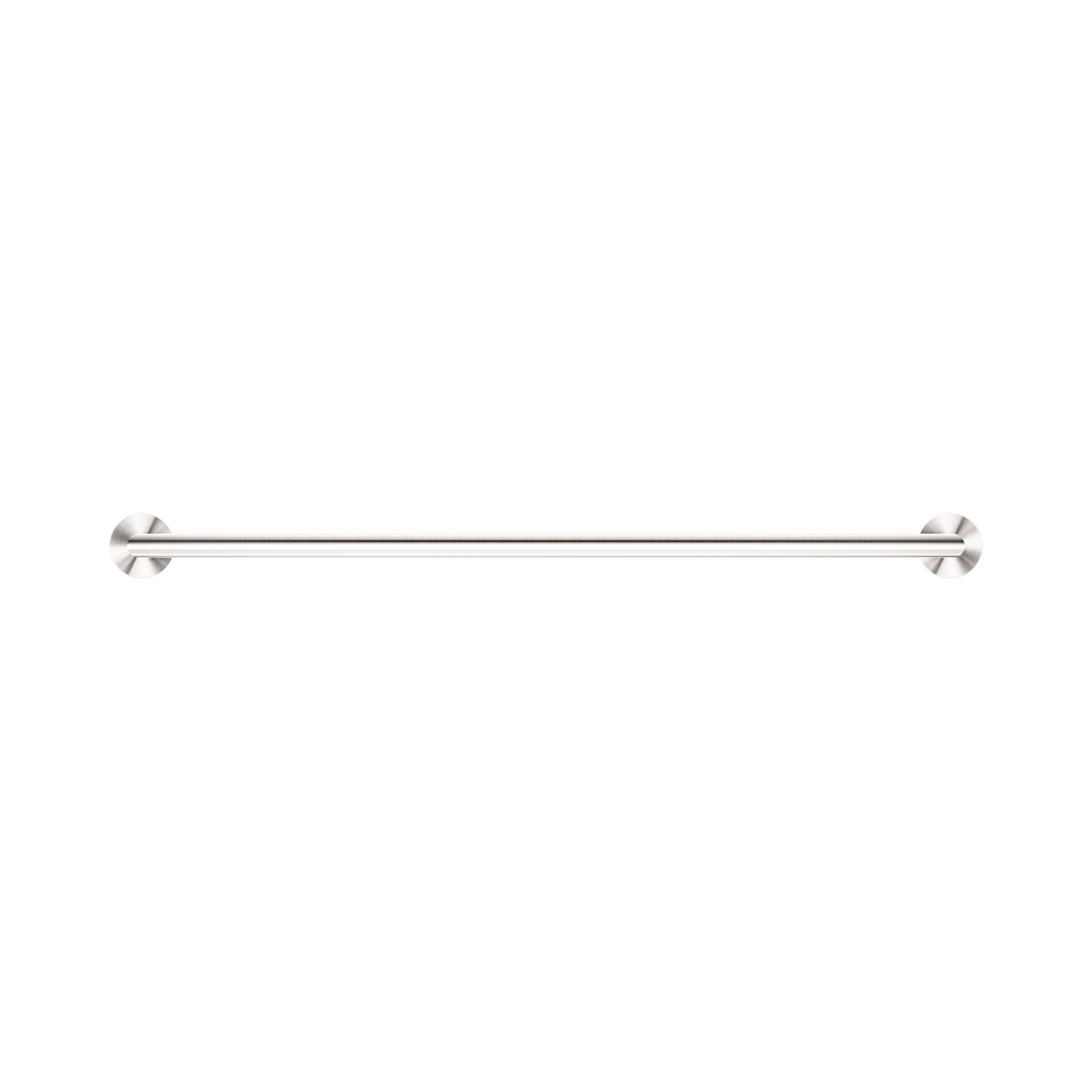 An image of Nero Tapware Dolce Single Towel Rail 700mm Brushed Nickel