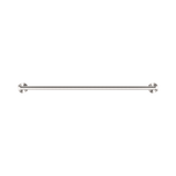 An image of Nero Tapware Dolce Double Towel Rail 700mm Brushed Nickel
