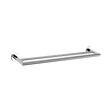 An image of Nero Tapware Dolce Double Towel Rail 700mm Chrome