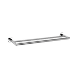 An image of Nero Tapware Dolce Double Towel Rail 900mm Chrome