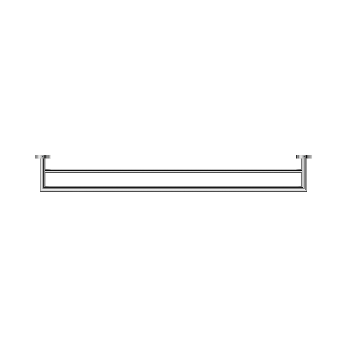 An image of Nero Tapware Dolce Double Towel Rail 900mm Chrome
