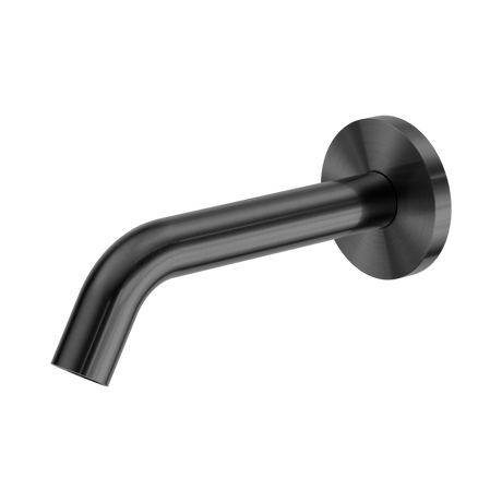 An image of Nero Tapware Mecca Wall-Mounted Sensor Tap with 80mm Wall Plate Gun Metal