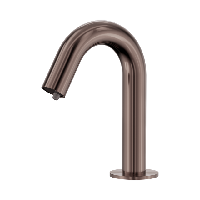 An image of Nero Tapware Mecca Hob Mounted Sensor Soap Dispensor Brushed Bronze