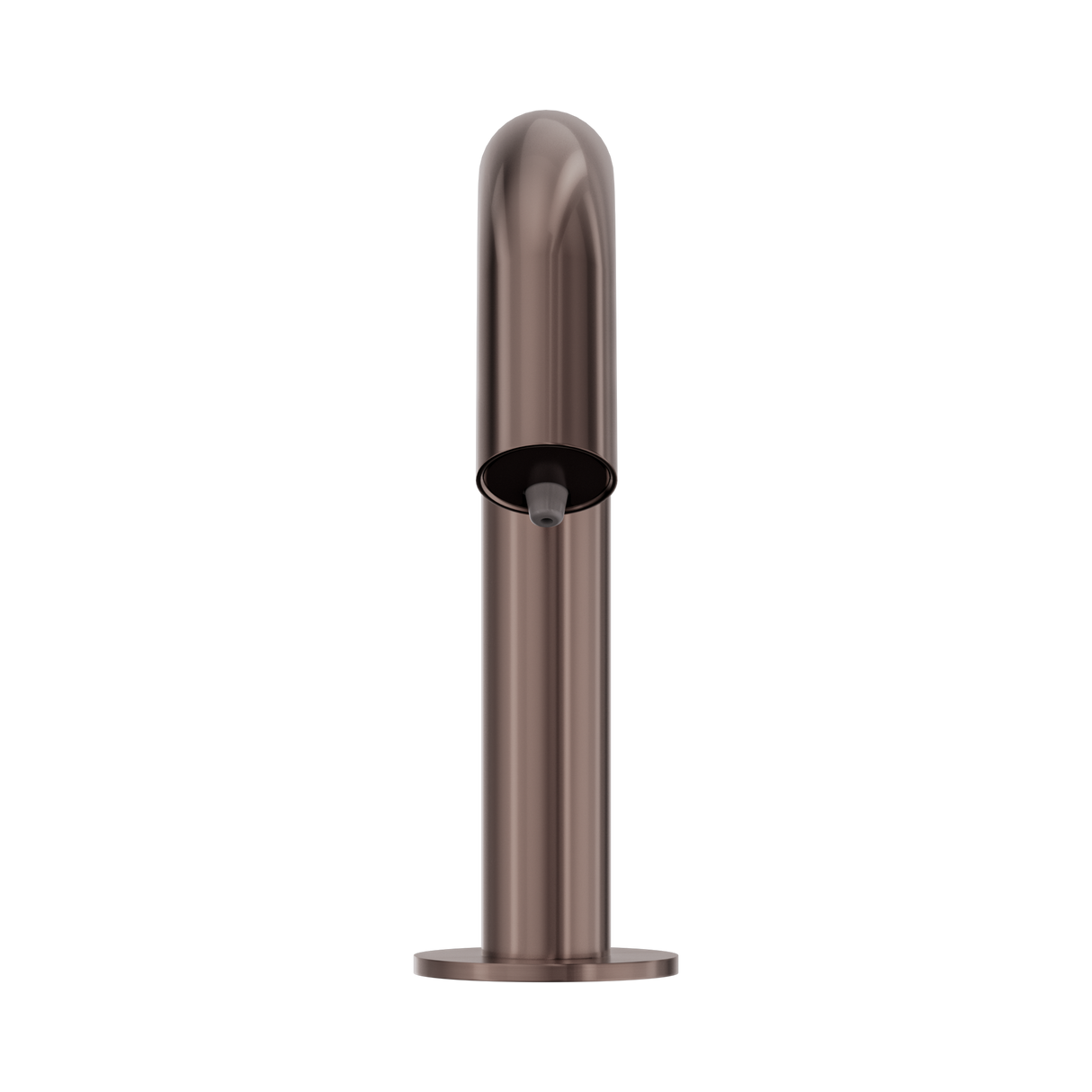 An image of Nero Tapware Mecca Hob Mounted Sensor Soap Dispensor Brushed Bronze