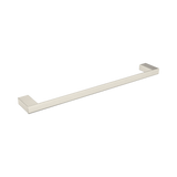An image of Nero Tapware Celia Single Towel Rail 600mm Brushed Nickel