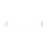 An image of Nero Tapware Celia Single Towel Rail 600mm Brushed Nickel