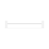 An image of Nero Tapware Celia Double Towel Rail 600mm Chrome