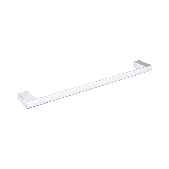 An image of Nero Tapware Celia Single Towel Rail 800mm Chrome