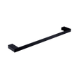 An image of Nero Tapware Celia Single Towel Rail 800mm Matte Black