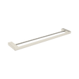 An image of Nero Tapware Celia Double Towel Rail 800mm Brushed Nickel