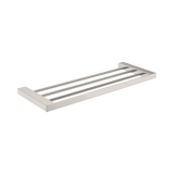 An image of Nero Tapware Celia Towel Rack Brushed Nickel