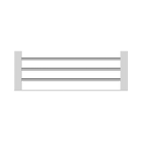 An image of Nero Tapware Celia Towel Rack Chrome