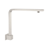 An image of Nero Tapware Square Swivel Shower Arm Brushed Nickel
