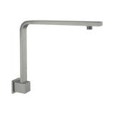 An image of Nero Tapware Square Swivel Shower Arm Gun Metal