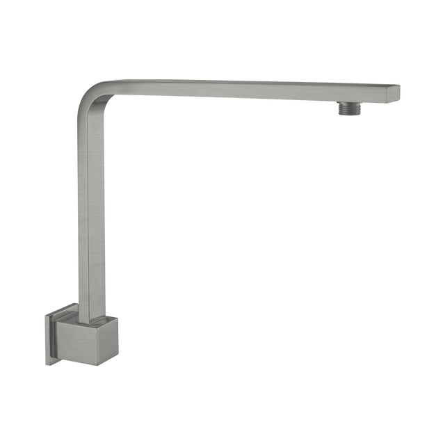 An image of Nero Tapware Square Swivel Shower Arm Gun Metal
