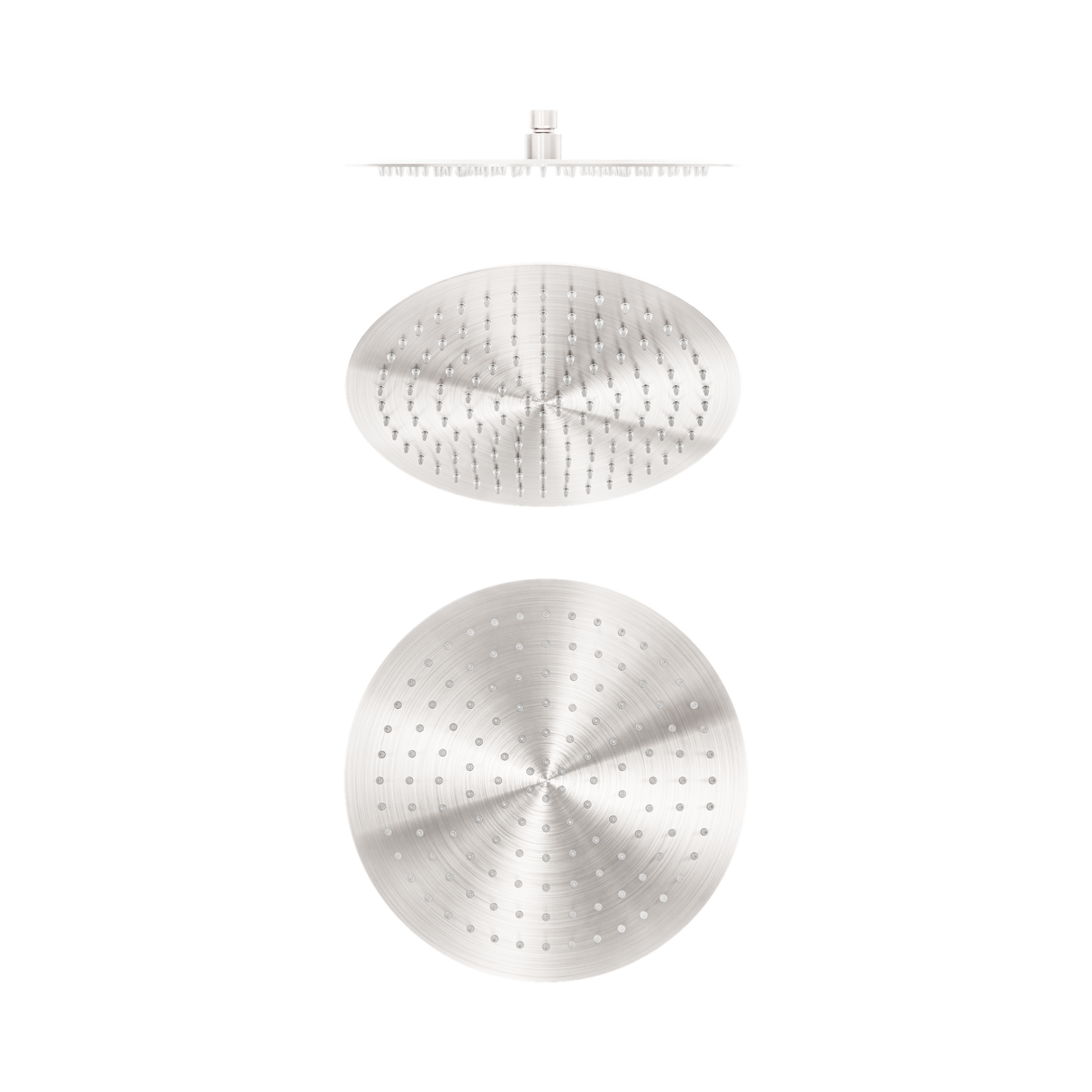 An image of Nero Tapware Zen SS316L 300mm Round Shower Head Brushed Nickel