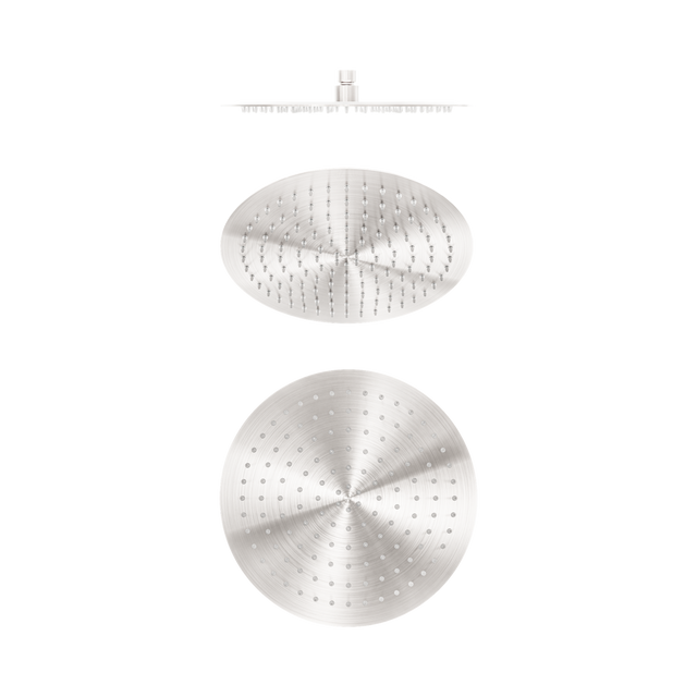An image of Nero Tapware Zen SS316L 300mm Round Shower Head Brushed Nickel