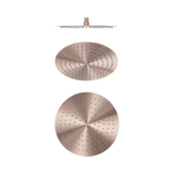 An image of Nero Tapware Zen SS316L 300mm Round Shower Head Brushed Bronze