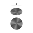 An image of Nero Tapware Zen SS316L 300mm Round Shower Head Graphite