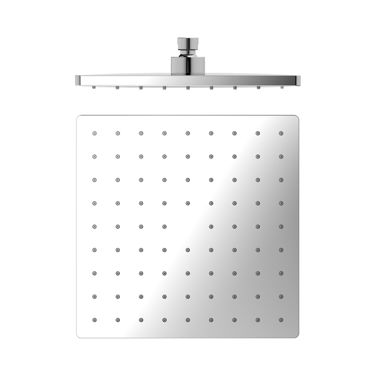 An image of Nero Tapware 250mm ABS Square Shower Head Chrome