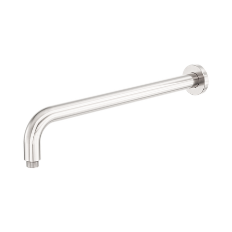 An image of Nero Tapware Zen SS316L Round Shower Arm 400mm Length Brushed Nickel
