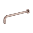 An image of Nero Tapware Zen SS316L Round Shower Arm 400mm Length Brushed Bronze
