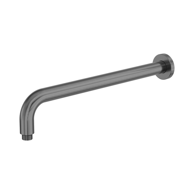 An image of Nero Tapware Zen SS316L Round Shower Arm 400mm Length Graphite