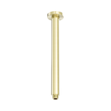 An image of Nero Tapware Zen SS316L Round Ceiling Arm 300mm Length Brushed Gold