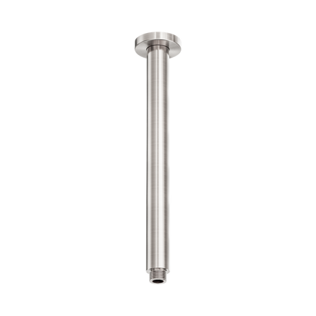 An image of Nero Tapware Zen SS316L Round Ceiling Arm 300mm Length Brushed Nickel