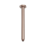 An image of Nero Tapware Zen SS316L Round Ceiling Arm 300mm Length Brushed Bronze
