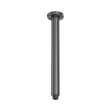 An image of Nero Tapware Zen SS316L Round Ceiling Arm 300mm Length Graphite