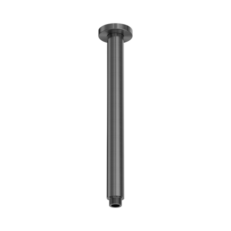 An image of Nero Tapware Zen SS316L Round Ceiling Arm 300mm Length Graphite