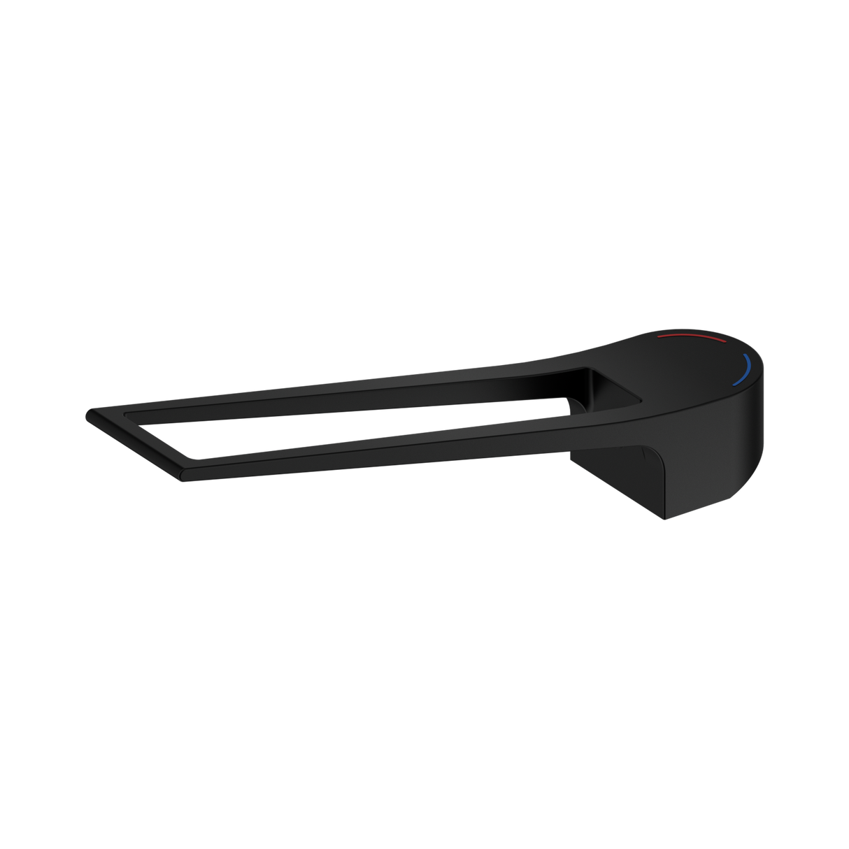 An image of Nero Tapware Bianca Basin Mixer Care Handle Only Matte Black