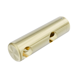 An image of Nero Tapware Mecca Care Make Your Own 25mm Grab Rail Double Towel Bracket Left Brushed Gold