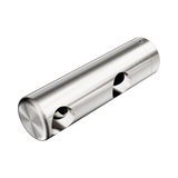 An image of Nero Tapware Mecca Care Make Your Own 25mm Grab Rail Double Towel Bracket Left Brushed Nickel