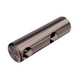 An image of Nero Tapware Mecca Care Make Your Own 25mm Grab Rail Double Towel Bracket Left Brushed Bronze