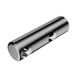 An image of Nero Tapware Mecca Care Make Your Own 25mm Grab Rail Double Towel Bracket Left Chrome