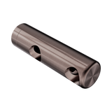 An image of Nero Tapware Mecca Care Make Your Own 25mm Grab Rail Double Towel Bracket Right Brushed Bronze