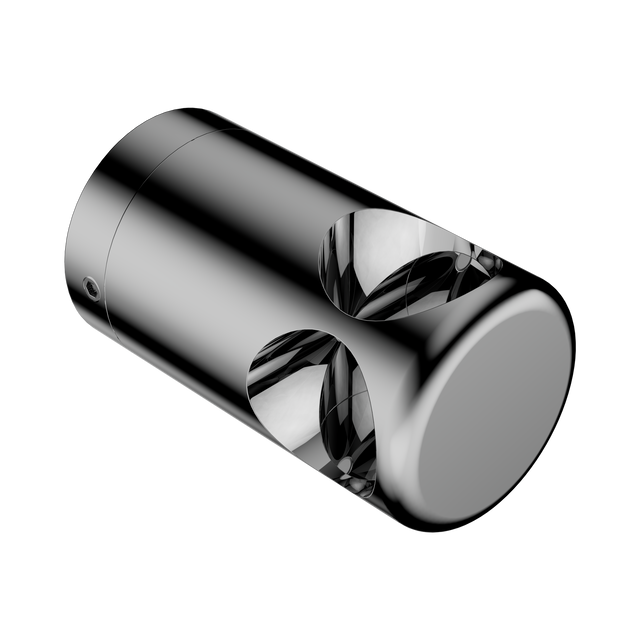An image of Nero Tapware Mecca Care Make Your Own 32mm Grab Rail 90 Degree Bracket Chrome
