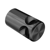 An image of Nero Tapware Mecca Care Make Your Own 32mm Grab Rail 90 Degree Bracket Gun Metal