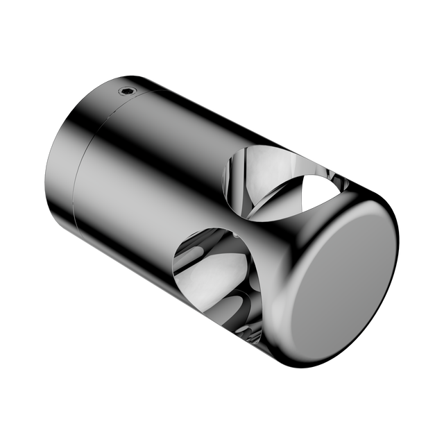 An image of Nero Tapware Mecca Care Make Your Own 32mm Grab Rail T Bar Bracket Chrome