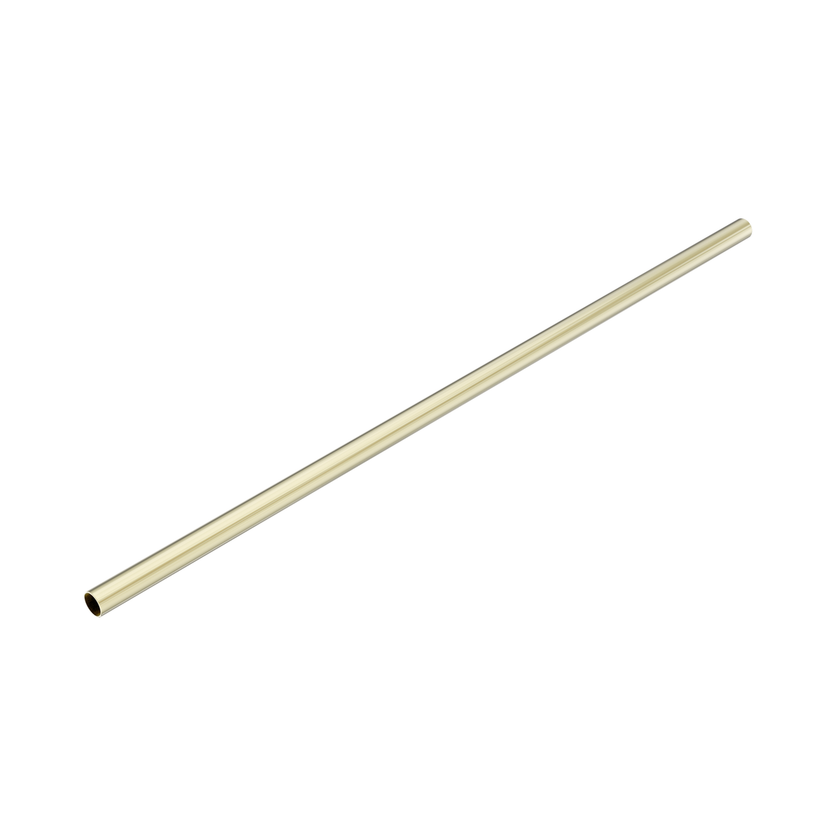 An image of Nero Tapware Mecca Care Make Your Own 32mm Diameter Grab or Hand Rail 1200mm Length Brushed Gold