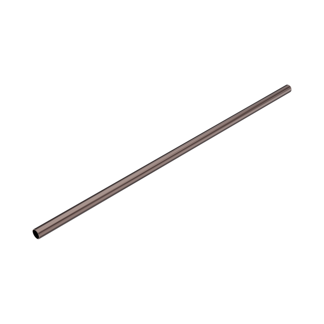 An image of Nero Tapware Mecca Care Make Your Own 32mm Diameter Grab or Hand Rail 1200mm Length Brushed Bronze