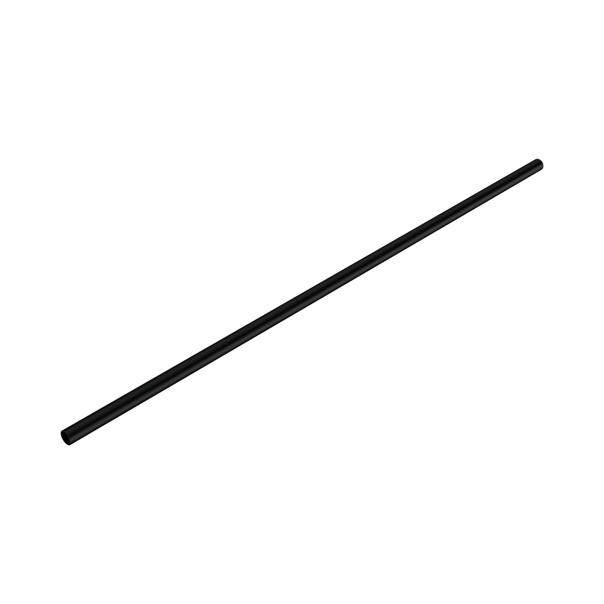 An image of Nero Tapware Mecca Care Make Your Own 25mm Diameter Grab Rail 1200mm Length Matte Black
