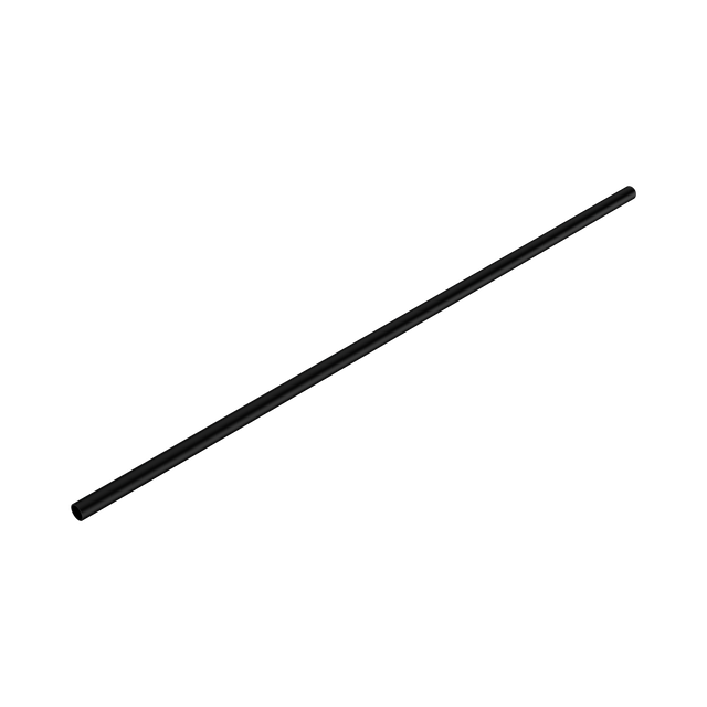 An image of Nero Tapware Mecca Care Make Your Own 25mm Diameter Grab Rail 1200mm Length Matte Black
