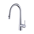 An image of Nero Tapware Dolce Pull Out Sink Mixer With Vegie Spray Function Chrome