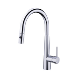 An image of Nero Tapware Dolce Pull Out Sink Mixer With Vegie Spray Function Chrome