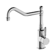 An image of Nero Tapware York Kitchen Mixer Hook Spout With Metal Lever Chrome