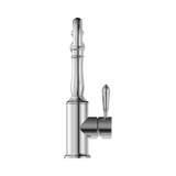 An image of Nero Tapware York Kitchen Mixer Hook Spout With Metal Lever Chrome