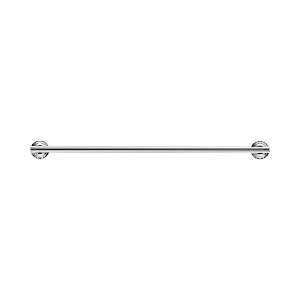 An image of Nero Tapware York Single Towel Rail 600mm Chrome